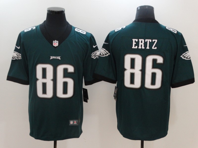 Men Philadelphia Eagles #86 Ertz Green Nike Vapor Untouchable Limited NFL Jerseys->philadelphia eagles->NFL Jersey